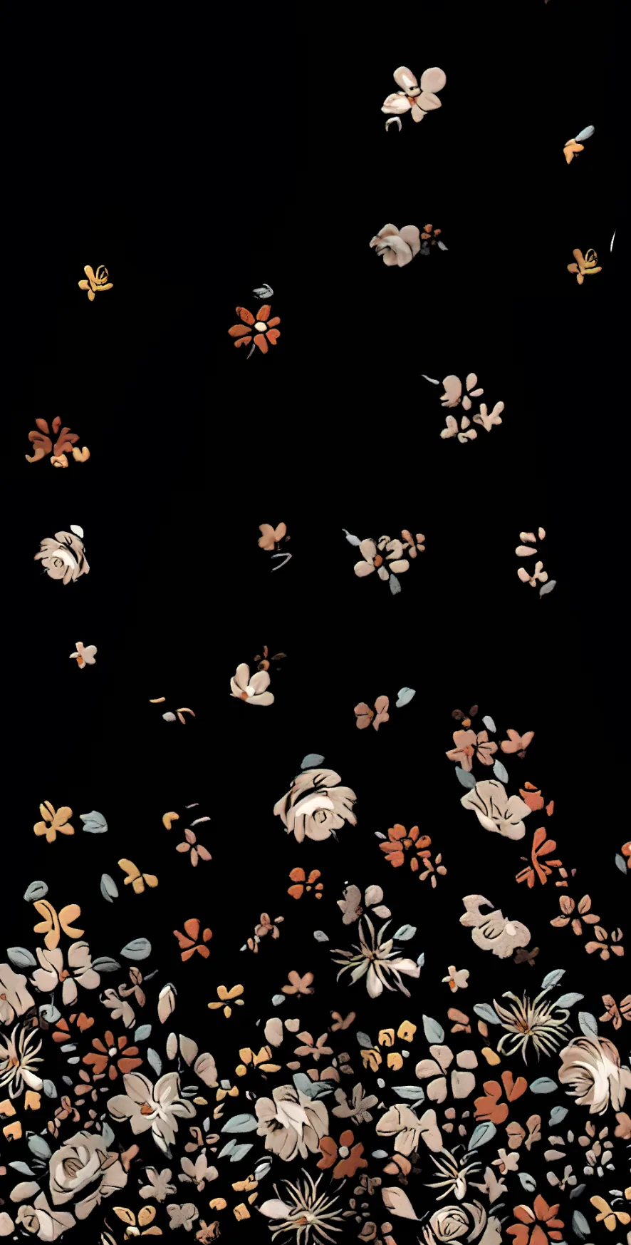 Cute Black Flower Wallpapers