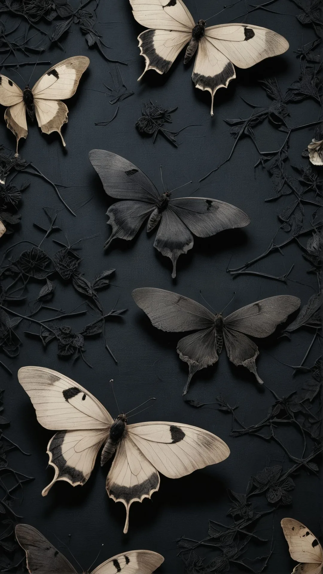 Butterfly on a black background