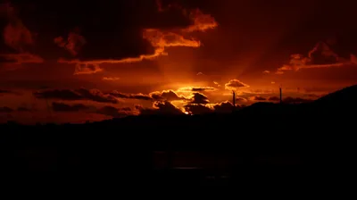 Dark Sky Black Clouds Sunset Silhouette Dark Background 4K HD Dark Background Wallpapers