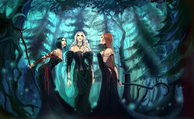 Witching Hour Enchanted Forest HD Wallpaper Pazyniuk
