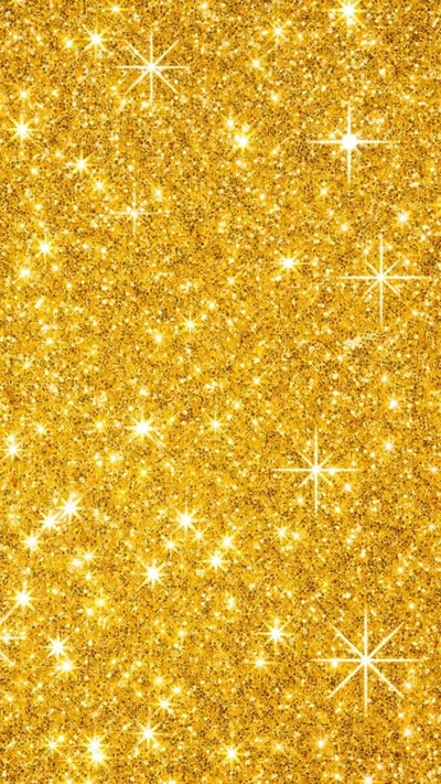 Sparkling Gold Glitter for Phone HD Wallpaper