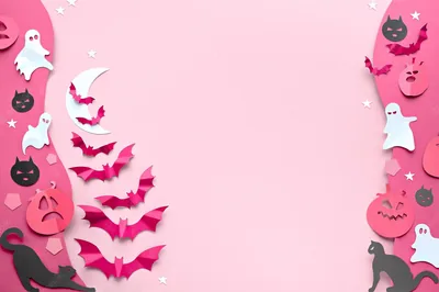 Pink Halloween Cute Wallpapers