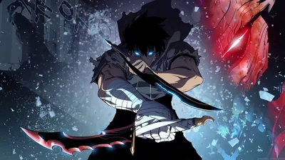 Shadow Hunter with Twin Daggers HD Wallpaper