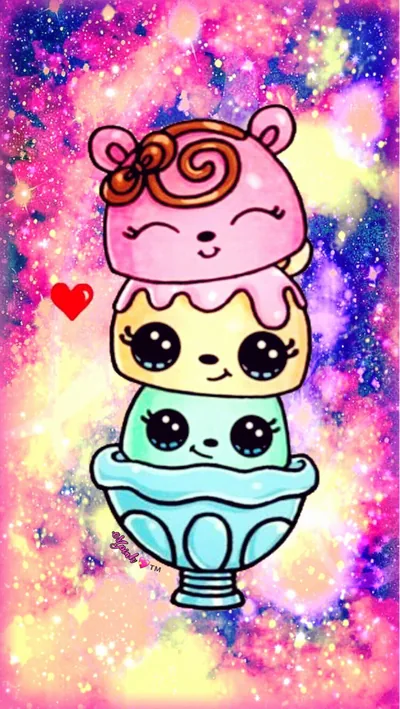 Animal Ice Cream Sundae on Galaxy HD Phone Wallpaper