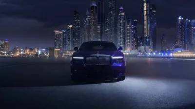 Rolls Royce Black Badge Spectre Wallpaper 4K, Night, 8K