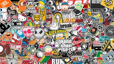 Sticker Bomb Wallpaper Cool Wallpapers