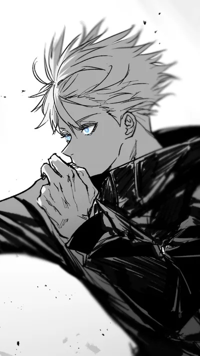 Gojo Black And White Wallpapers