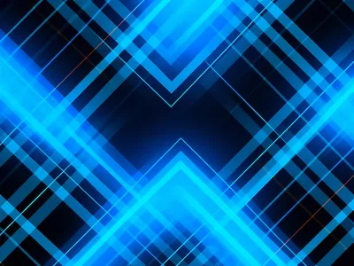 Geometric Blue Neon Pattern Images