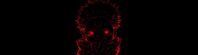 Sukuna Wallpaper 4K, Red aesthetic, AMOLED, 5K