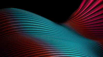 Black And Blue Abstract 3d