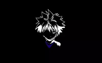 Minimalist Black Anime Horizontal Wallpapers