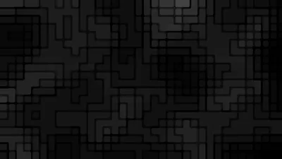 Rounded Square Circuit Pattern HD Wallpaper