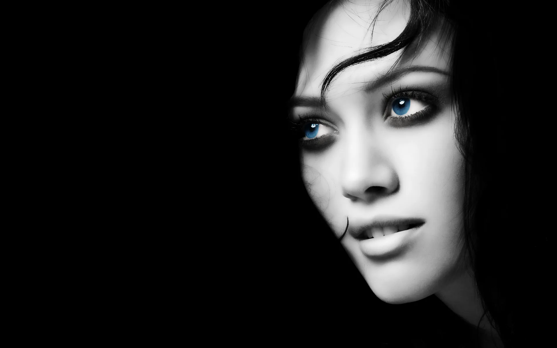 Black Wallpaper Girls