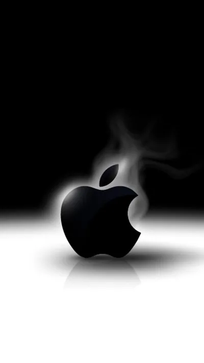 Wallpaper Apple, Black, Darkness, Graphics, Logo, Background Free Image