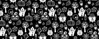 Black Cute Halloween Wallpaper HD