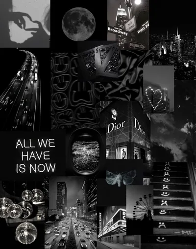 All We Have Is Now Night Collage HD Phone Wallpaper