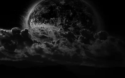 Night Sky HD Wallpaper Sci Fi Planet Rise