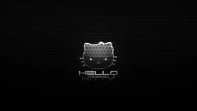 Hello Kitty Wallpaper Black Wallpaper