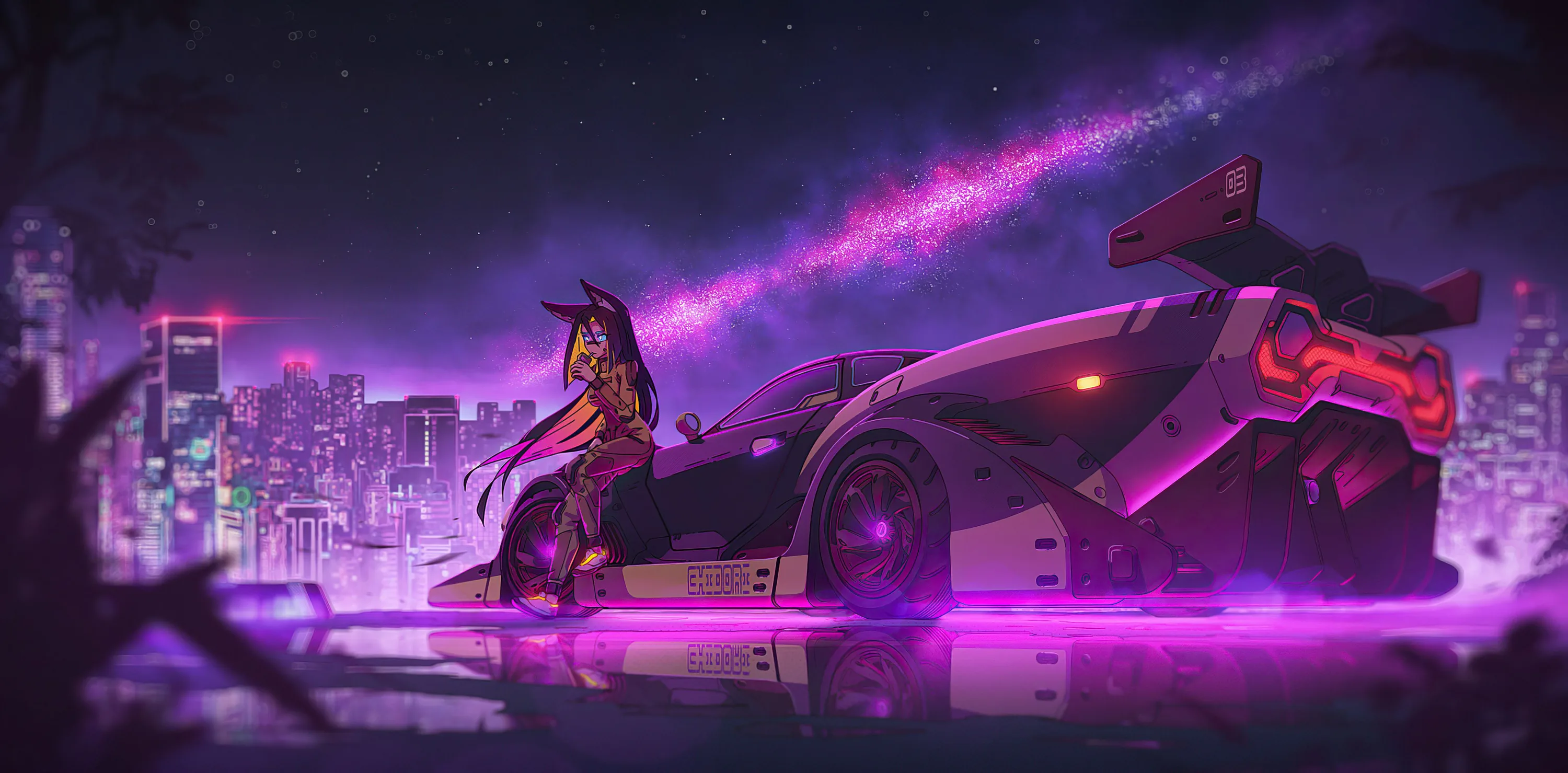 4k Purple Anime Wallpapers