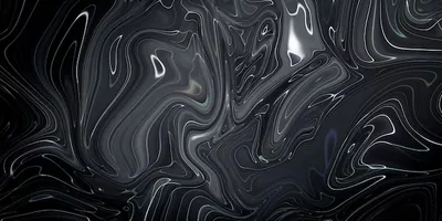 Black and Silver Marble Liquid Swirl HD Wallpaper
