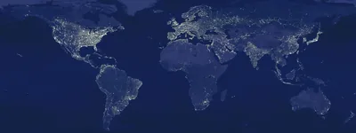 Stunning World Map HD Wallpaper Illuminated Night View