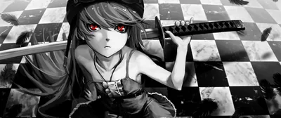 Dark Anime Girl Wallpaper 4k