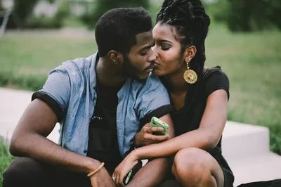 Black couple love wallpaper HD Wallpaper