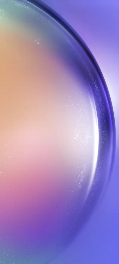 Purple Glass Ring over Warm Glow HD Phone Wallpaper