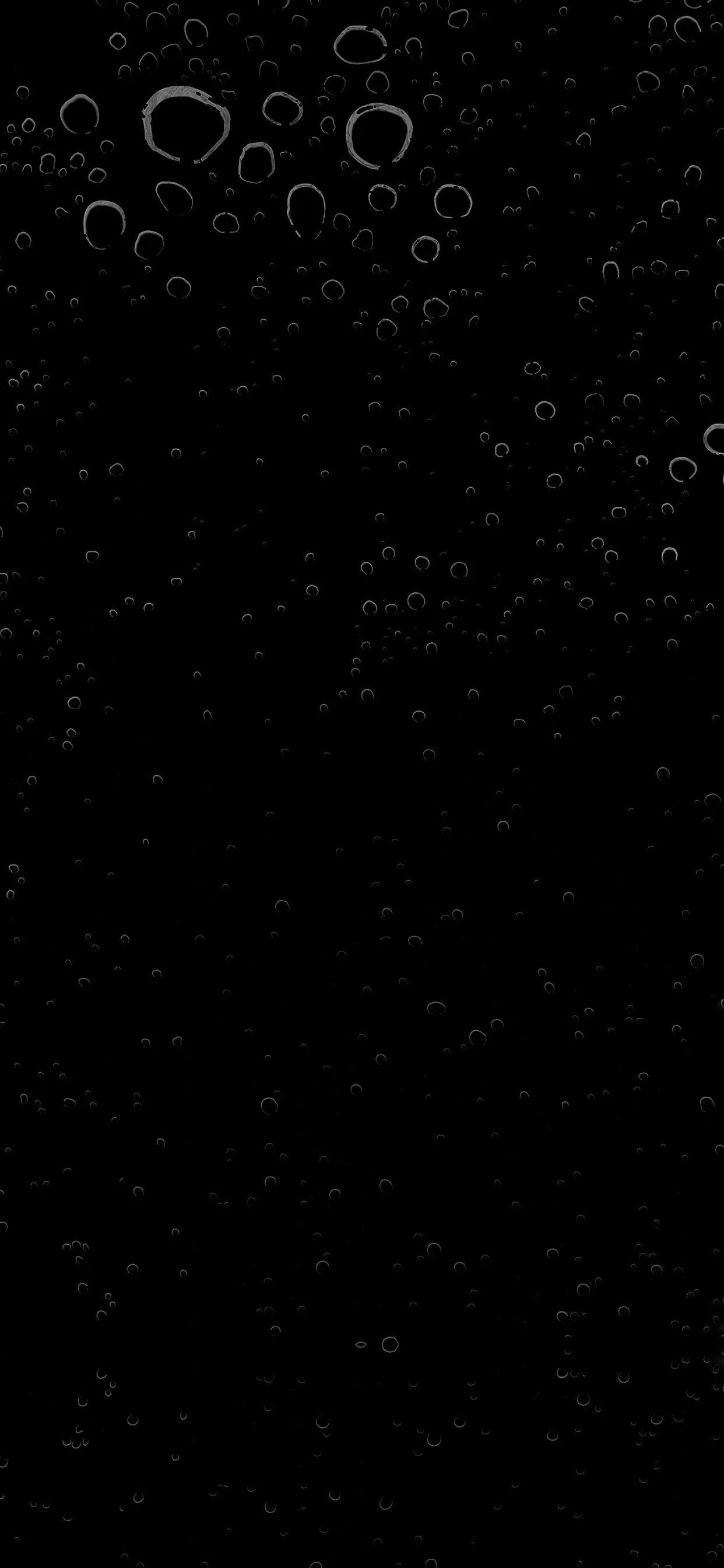 iOS 6 Bubbles Dark wallpaper