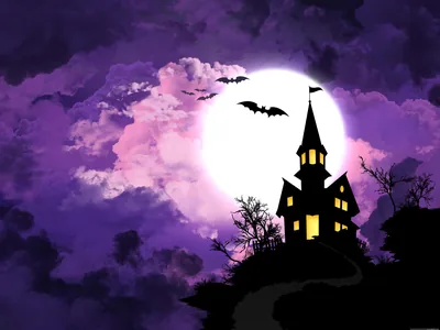 Purple Halloween Wallpapers