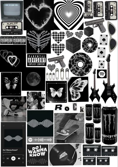 Black Wallpaper Stickers iPhone Wallpaper