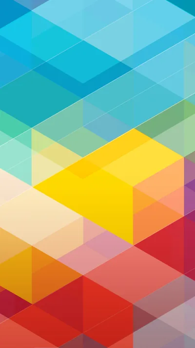 Prism Color Blocks for Galaxy S6 HD Phone Wallpaper