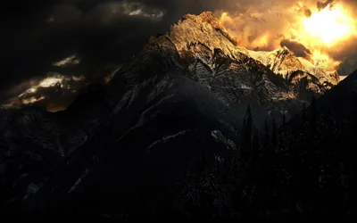 Black Widescreen Desktop HD Wallpaper