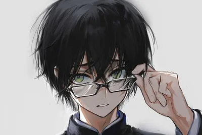 Anime Boy With Black Hair Wallpaper