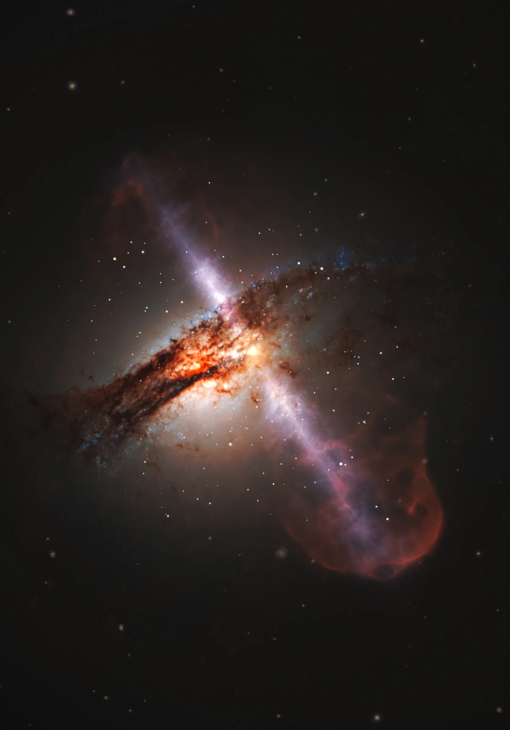 Phone wallpaper Galaxy, Black Hole, Centaurus A, Sci