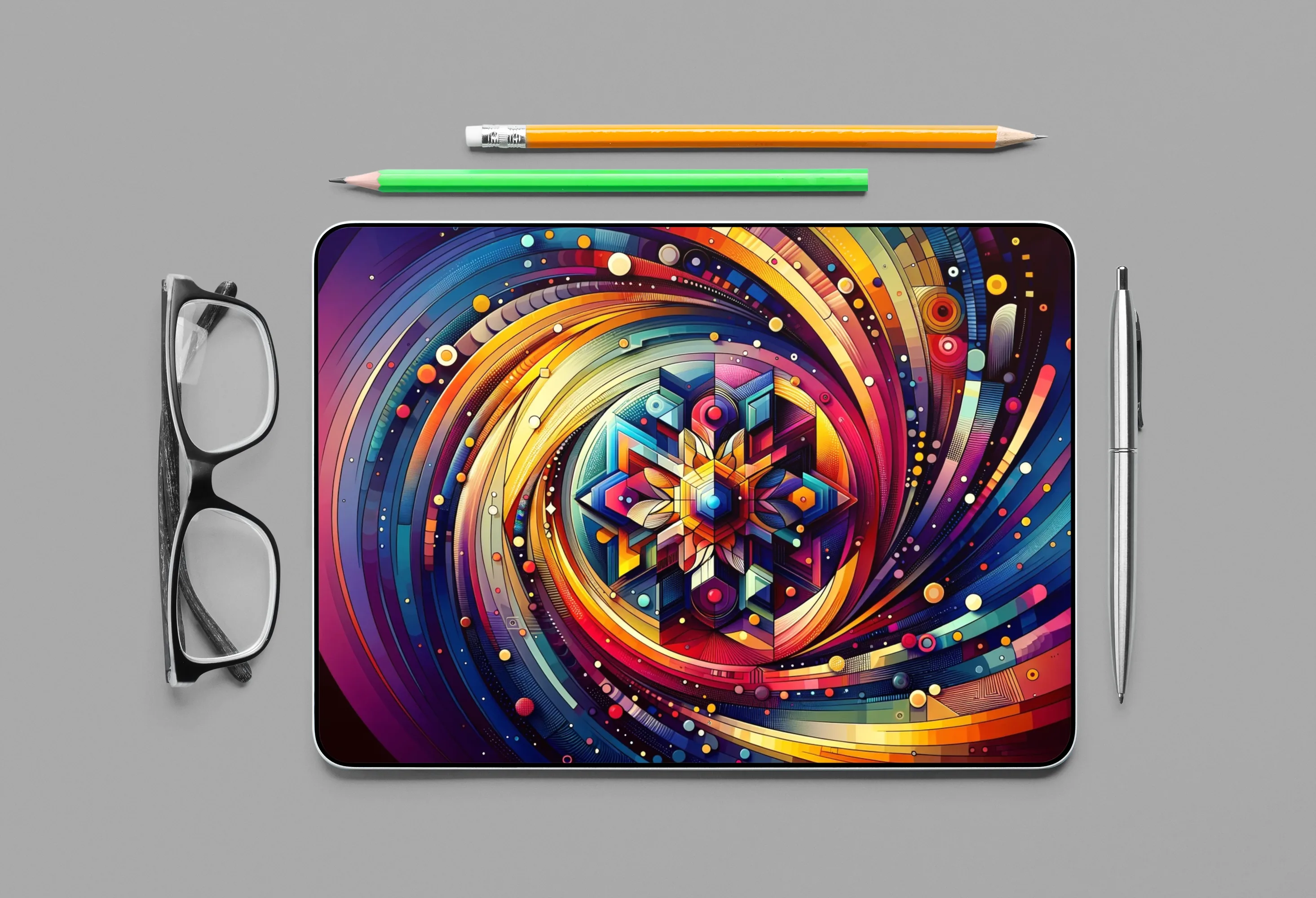 iPad Pro 13 vector wallpapers with true black backgrounds