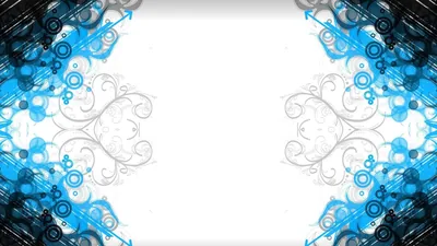 Cool Blue and White Geometric Abstract Pattern Background