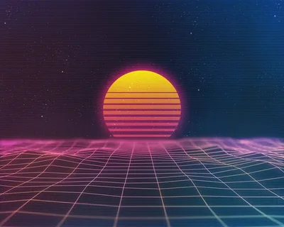 Retro Sunset 4k Wallpapers