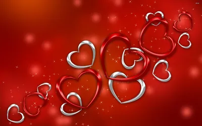 Red Love Heart Wallpapers Red Love Heart Backgrounds